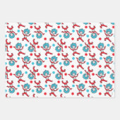 Dr. Seuss, die zwei Dinge | Twins Baby Dusche Geschenkpapier Set (Vorderseite)