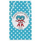 Dr. Seuss, die zwei Dinge | Twins Baby Dusche Kleine Geschenktüte (Rückseite)