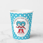 Dr. Seuss, die zwei Dinge | Twins Baby Dusche Pappbecher