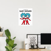 Dr. Seuss, die zwei Dinge | Twins Baby Dusche Poster (Heimbüro)