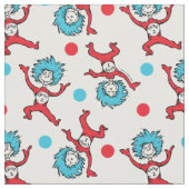 Dr. Seuss, die zwei Dinge | Twins Baby Dusche Stoff (Nahaufnahme)
