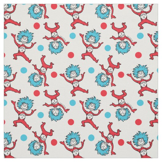 Dr. Seuss, die zwei Dinge | Twins Baby Dusche Stoff (Muster)