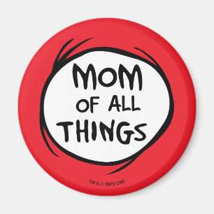 Dr. Seuss Ding 1 Ding 2 - Mutter aller Dinge Magnet