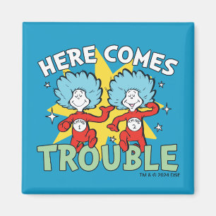 Dr. Seuss Ding Eins Ding Zwei Ärger Kommt Magnet
