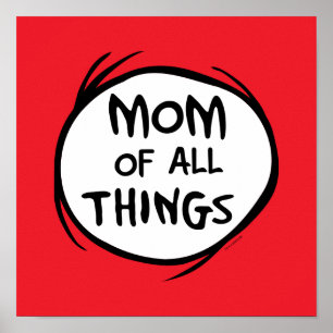 Dr. Seuss Ding Eins Ding Zwei - Mutter aller Dinge Poster