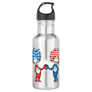 Dr. Seuss Ding Eins Ding Zwei Patriotisches Graf Edelstahlflasche