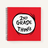 Dr. Seuss | Ding One Ding Two - 2nd Grade Sache Notizblock (Vorderseite)