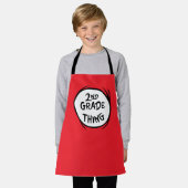 Dr. Seuss | Ding One Ding Two - 2nd Grade Sache Schürze (Getragen)
