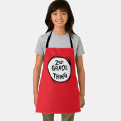 Dr. Seuss | Ding One Ding Two - 2nd Grade Sache Schürze (Insitu)