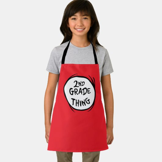Dr. Seuss | Ding One Ding Two - 2nd Grade Sache Schürze (Insitu)