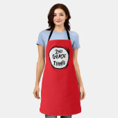 Dr. Seuss | Ding One Ding Two - 2nd Grade Sache Schürze (Getragen)