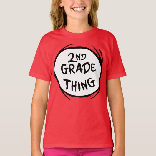 Dr. Seuss | Ding One Ding Two - 2nd Grade Sache T-Shirt (Vorderseite)