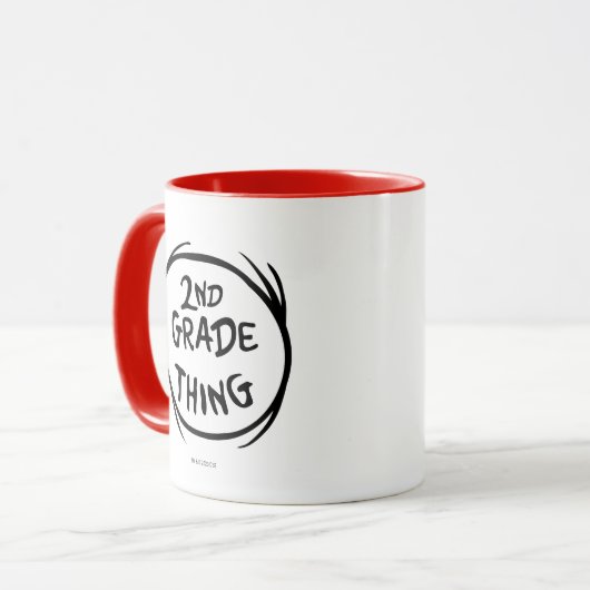 Dr. Seuss | Ding One Ding Two - 2nd Grade Sache Tasse (Vorderseite Links)