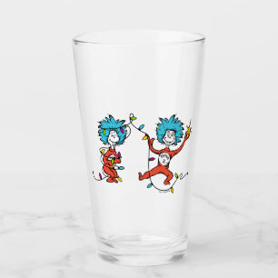 Dr. Seuss Dings Eins und Dings Zwei beim Tanzen Glas