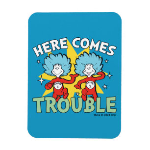 Dr. Seuss Dingsda Eins Dingsda Zwei Ärger kommt Magnet