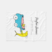 Dr. Seuss | Ein Fisch Geburtsstatistiken Fleece (Vorderseite (Horizontal))