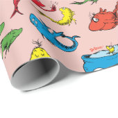 Dr. Seuss | Ein Fisch mit zwei Fischmustern Geschenkpapier (Rolleneckpunkt)