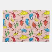Dr. Seuss | Ein Fisch mit zwei Fischmustern Geschirrtuch (Horizontal)
