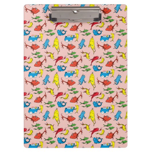 Dr. Seuss | Ein Fisch mit zwei Fischmustern Klemmbrett (Vorderseite)
