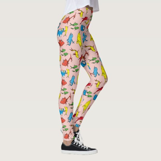 Dr. Seuss | Ein Fisch mit zwei Fischmustern Leggings (Rechts)