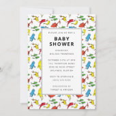 Dr. Seuss - Ein Fisch, zwei Fische | Babydusche Einladung (Vorderseite)