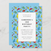 Dr. Seuss - Ein Fisch, zwei Fische | KINDERGEBURTS Einladung (Vorne/Hinten)