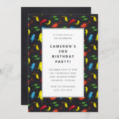 Dr. Seuss - Ein Fisch, zwei Fische | KINDERGEBURTS Einladung (Vorne/Hinten)