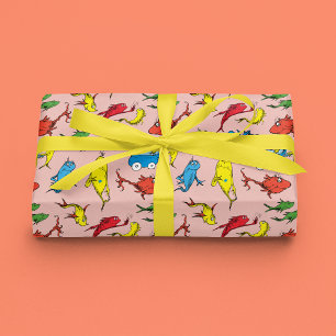 Dr. Seuss Ein Fisch Zwei Fische Muster Geschenkpapier Set