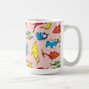 Dr. Seuss Ein Fisch Zwei Fische Muster Kaffeetasse