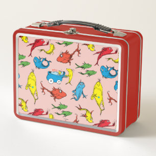 Dr. Seuss   Ein Fisch Zwei Fische Muster Metall Brotdose