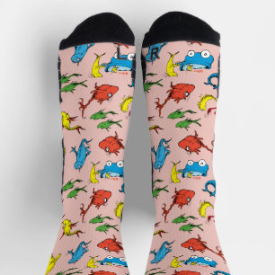Dr. Seuss   Ein Fisch Zwei Fische Muster Socken