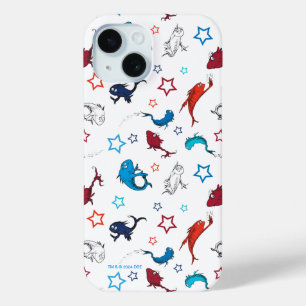 Dr. Seuss   Ein Fisch Zwei Fische Sternmuster Case-Mate iPhone Hülle