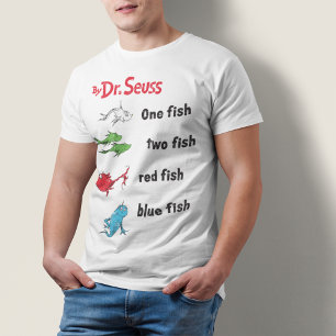 Dr. Seuss   Ein Fisch zwei Fische - Vintag Tri-Blend Shirt