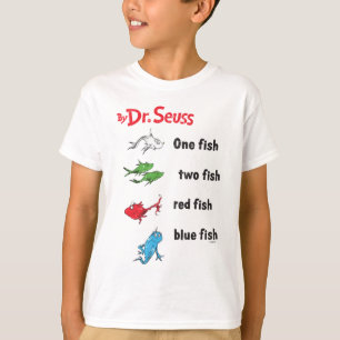 Dr. Seuss Ein Fisch Zwei Fische - Vintage T-Shirt