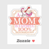 Dr. Seuss | Eine Mama ist zu 100% erschöpft Aufkleber (Blatt)