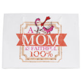 Dr. Seuss | Eine Mama ist zu 100% erschöpft Große Geschenktüte (Vorderseite)