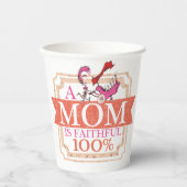 Dr. Seuss | Eine Mama ist zu 100% erschöpft Pappbecher (Vorderseite)