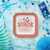 Dr. Seuss | Eine Mama ist zu 100% erschöpft Pappteller (Party)