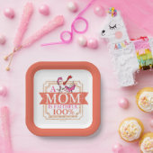 Dr. Seuss | Eine Mama ist zu 100% erschöpft Pappteller (Party)