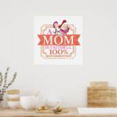 Dr. Seuss | Eine Mama ist zu 100% erschöpft Poster (Küche)