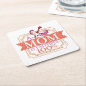 Dr. Seuss | Eine Mama ist zu 100% erschöpft Rechteckiger Pappuntersetzer (angewinkelt)