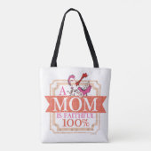 Dr. Seuss | Eine Mama ist zu 100% erschöpft Tasche (Rückseite)