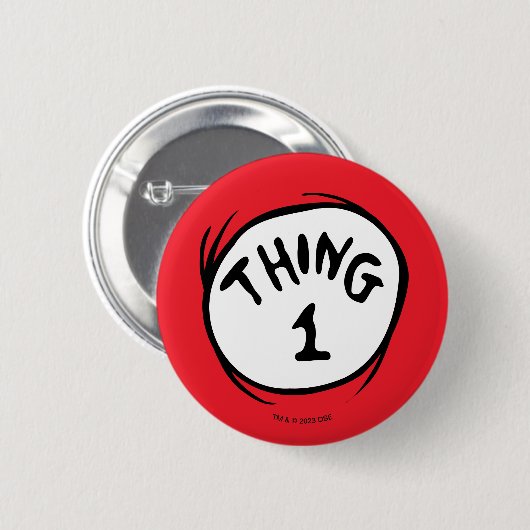 Dr. Seuss | Eins - Eins Button (Vorne & Hinten)
