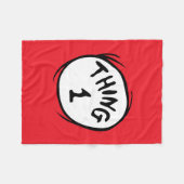 Dr. Seuss | Eins - Eins Fleecedecke (Vorderseite (Horizontal))