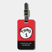 Dr. Seuss | Eins - Eins Gepäckanhänger (Vorderseite vertikal)