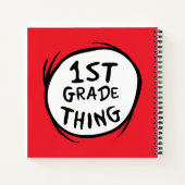 Dr. Seuss | Eins - Zwei - 1. Klasse Notizblock (Rückseite)