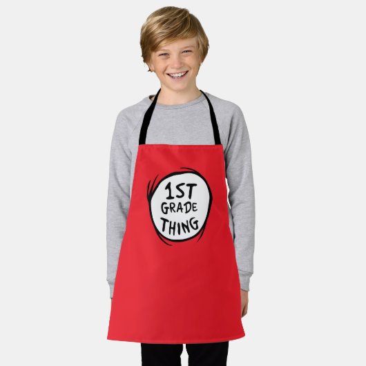 Dr. Seuss | Eins - Zwei - 1. Klasse Schürze (Getragen)