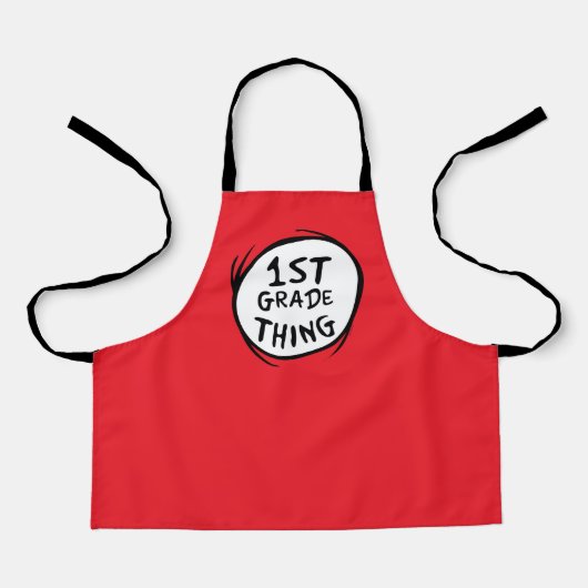 Dr. Seuss | Eins - Zwei - 1. Klasse Schürze (Vorderseite)