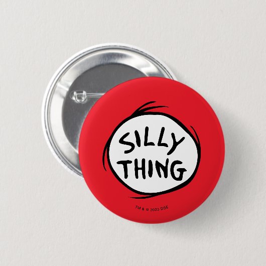 Dr. Seuss | Eins - Zwei - Alberne Dinge Button (Vorne & Hinten)