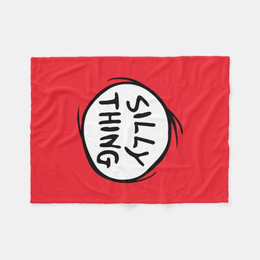Dr. Seuss | Eins - Zwei - Alberne Dinge Fleecedecke (Vorderseite (Horizontal))